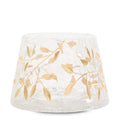 Gold Floral Jar Candle Shade
