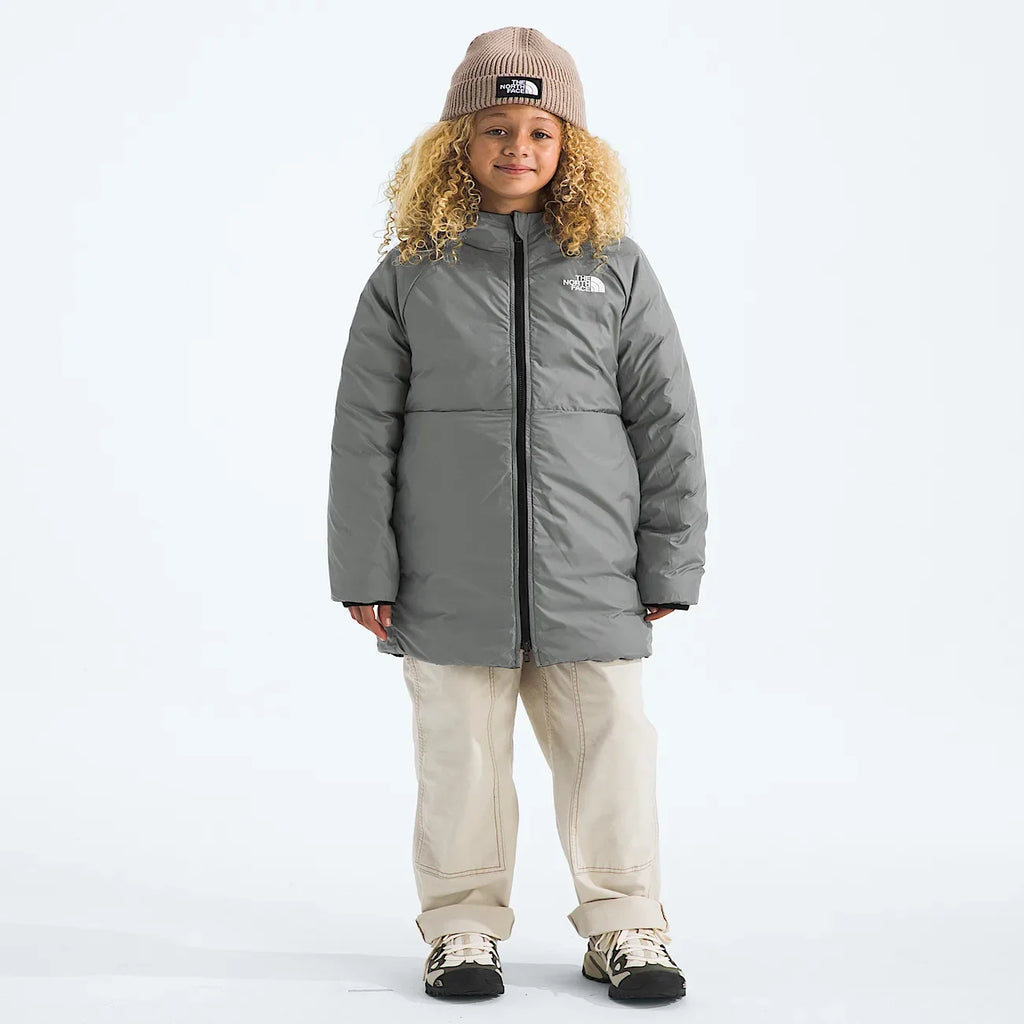 Girls' Reversible Parka - Black