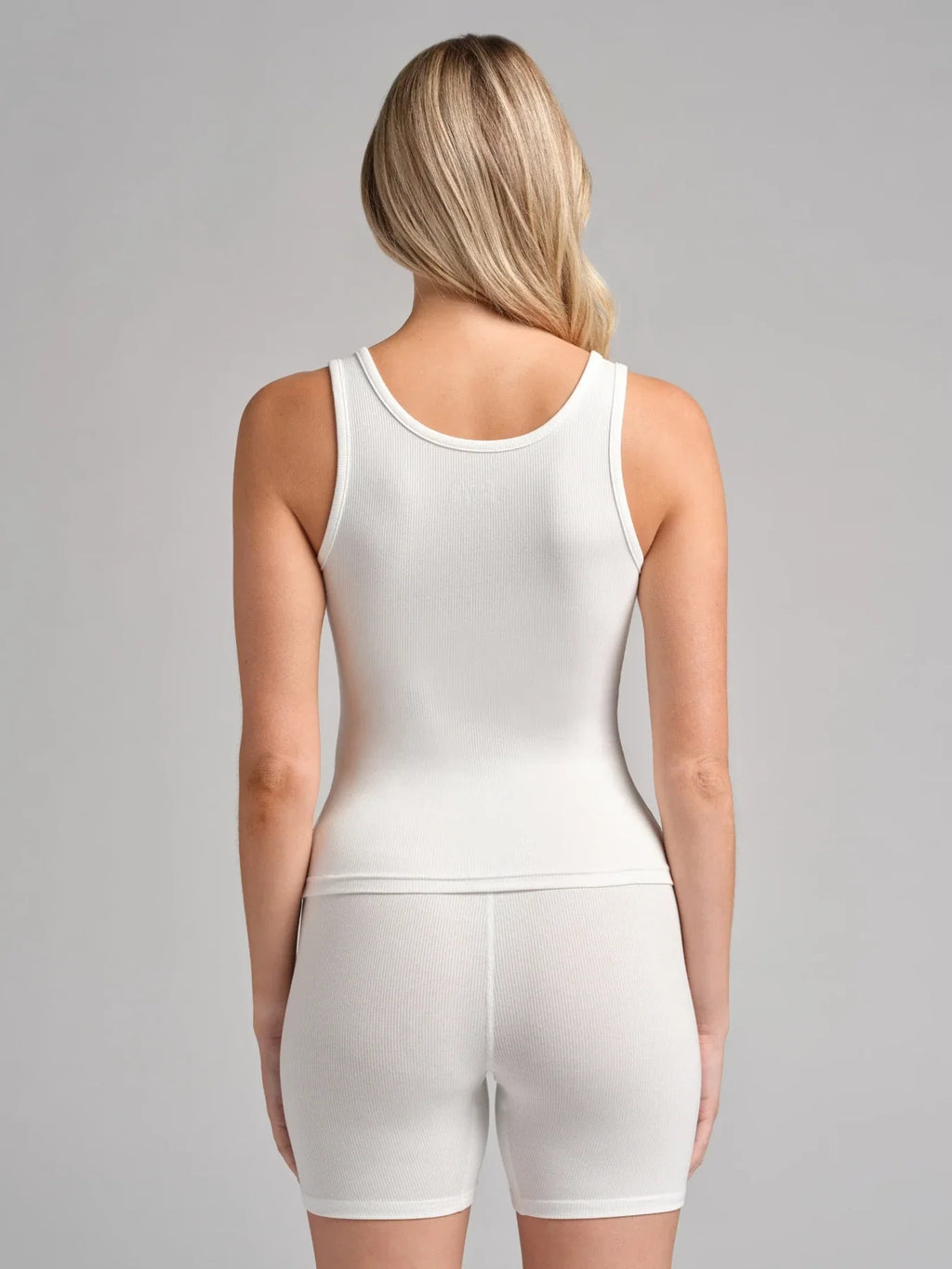Ribbed Waist-Length Tank 3-Pack