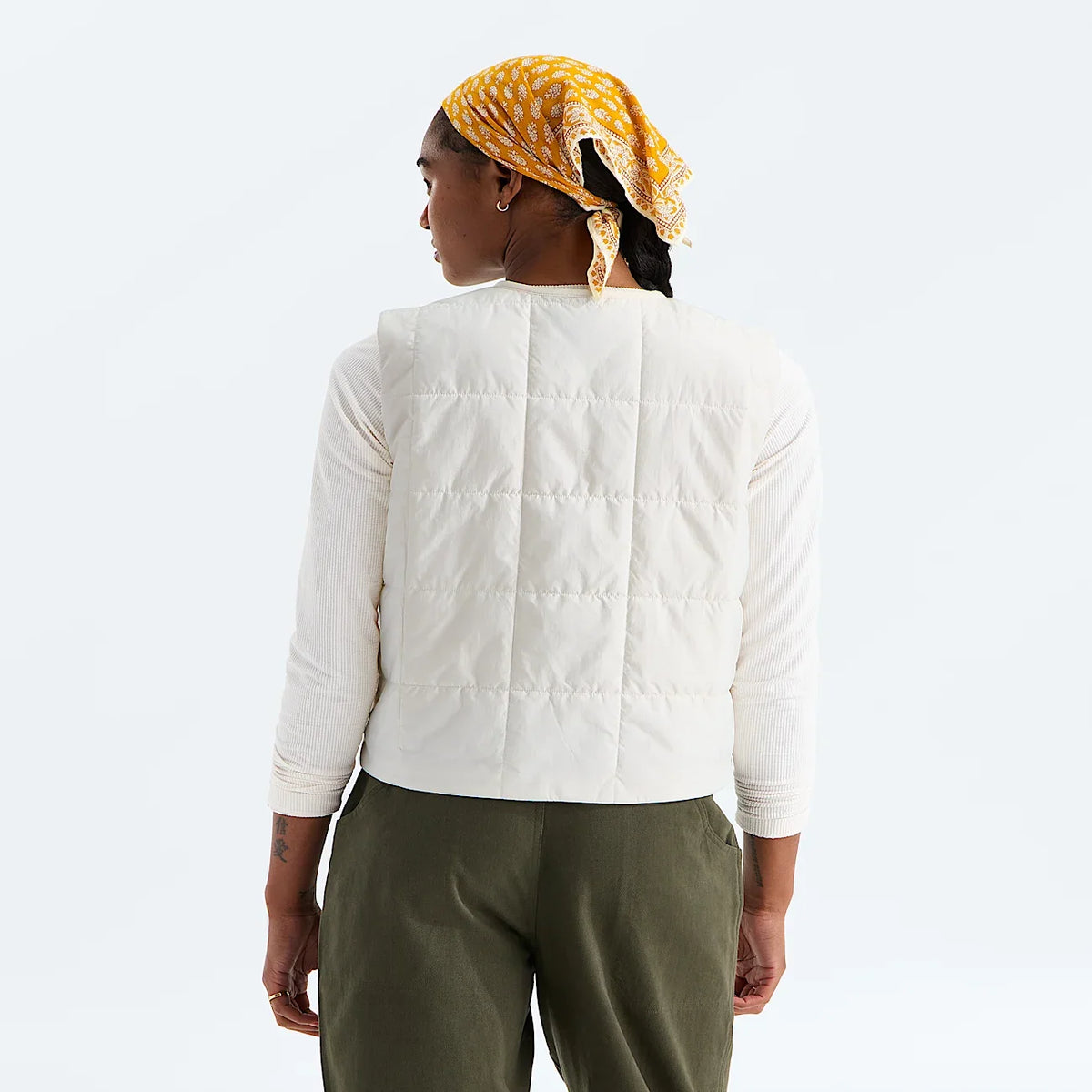 Women's Insulated Outdoor Vest - White