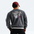 Men's Relaxed Graphic Crew Sweatshirt - Gray