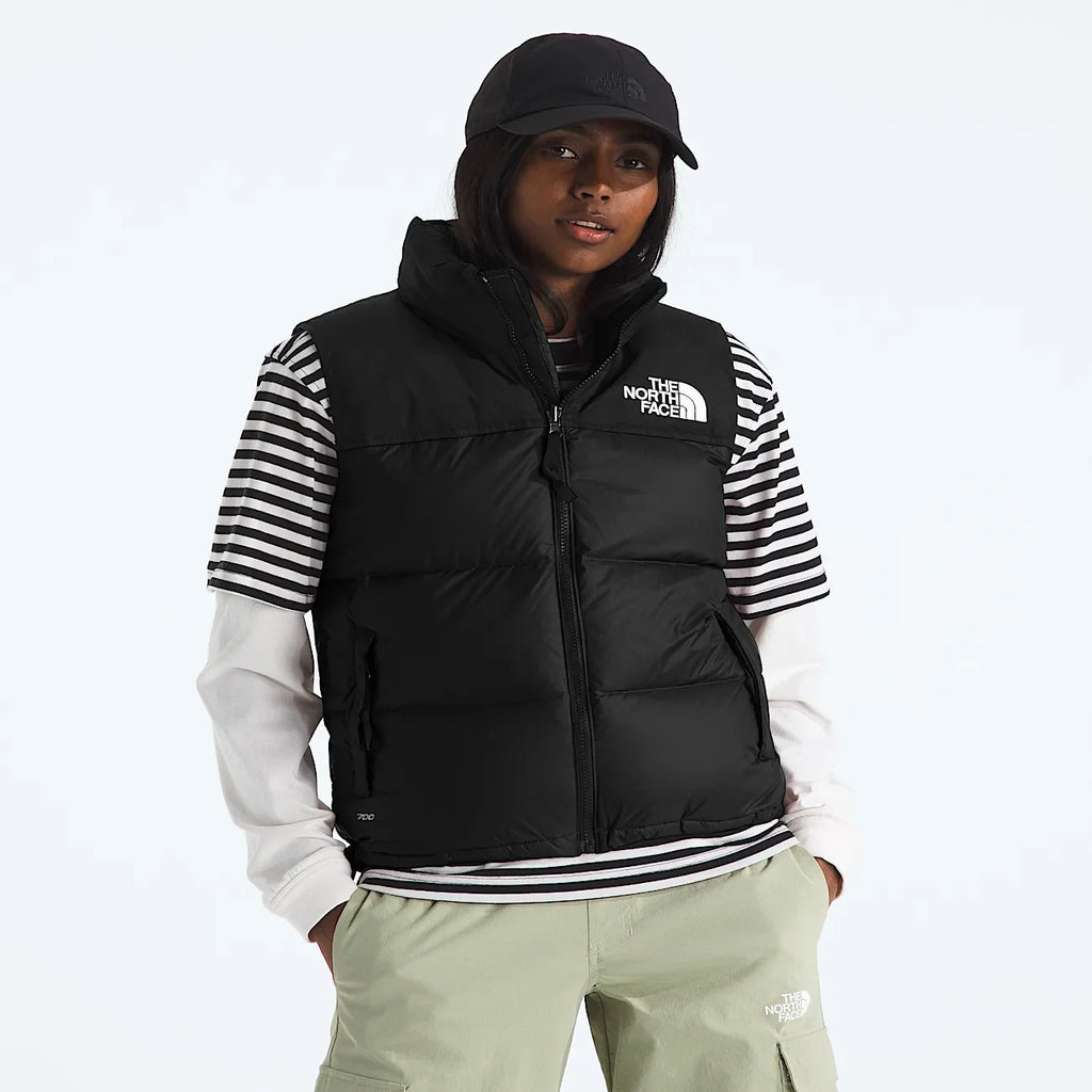 Women's Down Puffer Vest - Black