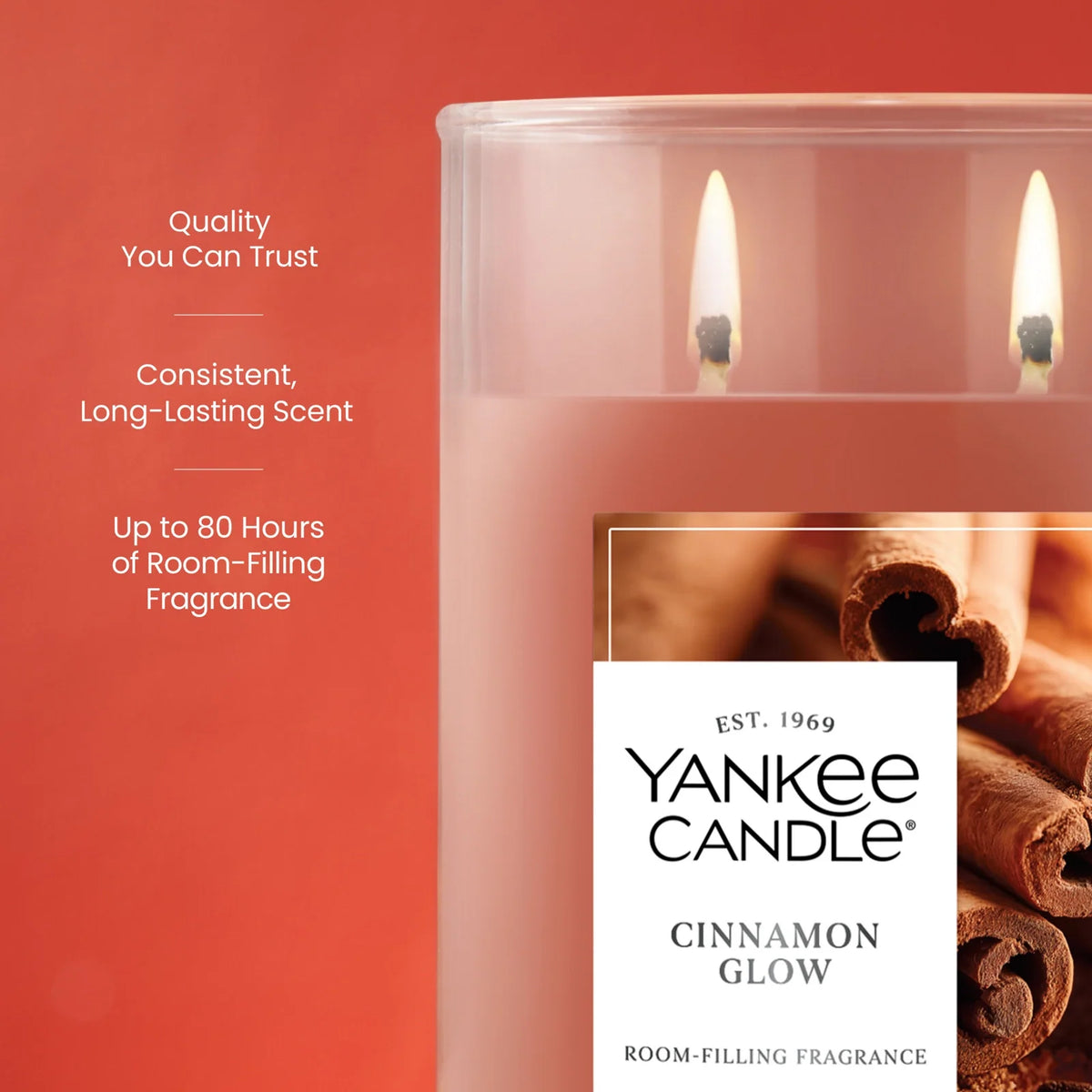 Large Tumbler Scented Candle - Cinnamon