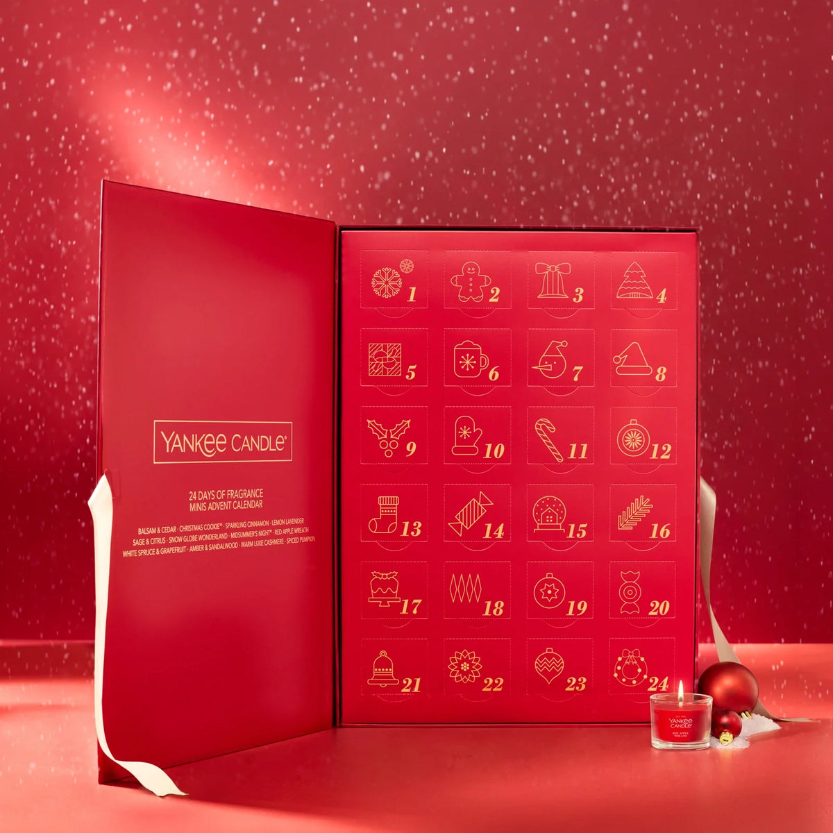 Mini Candle Advent Calendar Gift Set