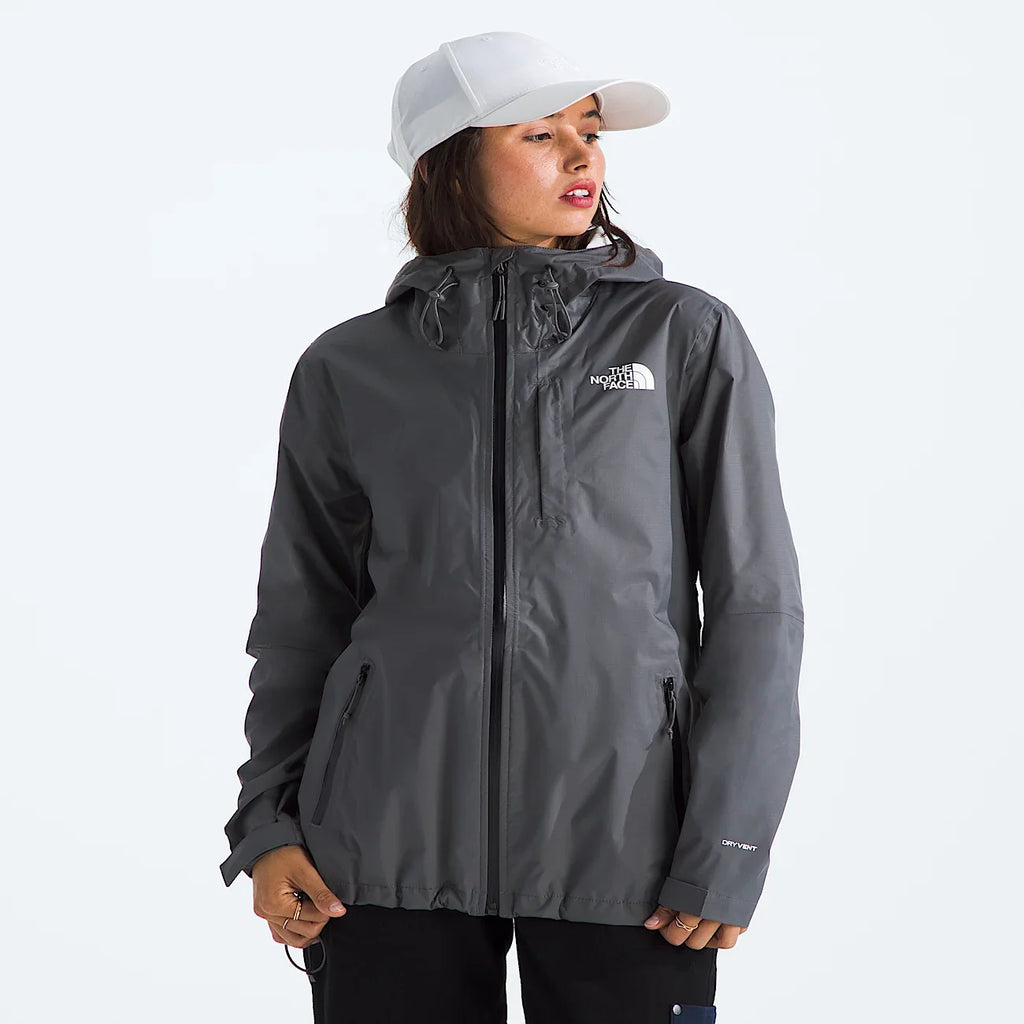 Women's Waterproof Rain Jacket - Gray