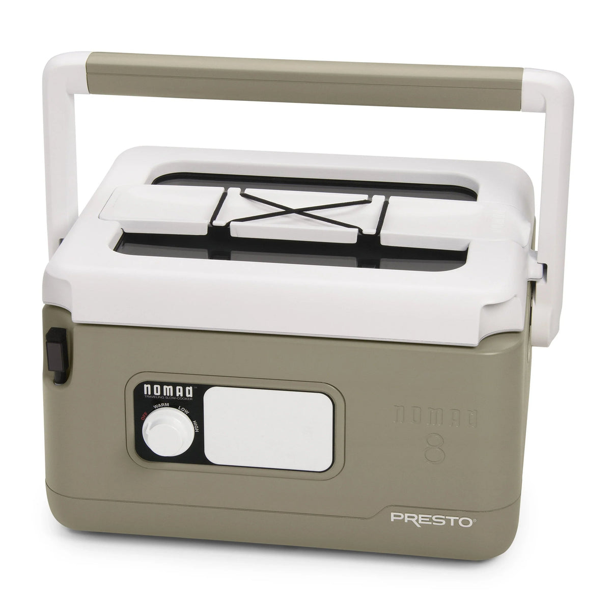 Presto Traveling Slow Cooker, 8-Quart, Tan - Nomad