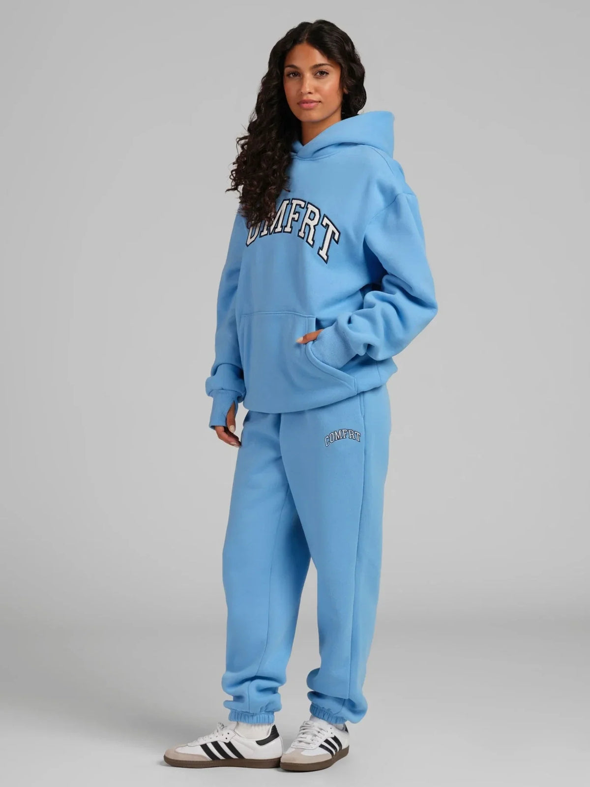 Logo Jogger Sweatpants - Paris Blue
