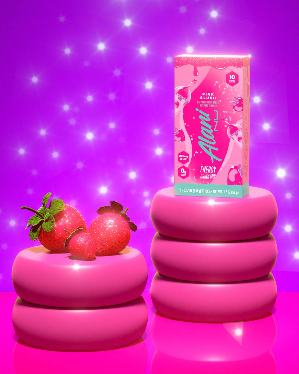 Energy Drink Mix Sticks - Strawberry Cream Soda