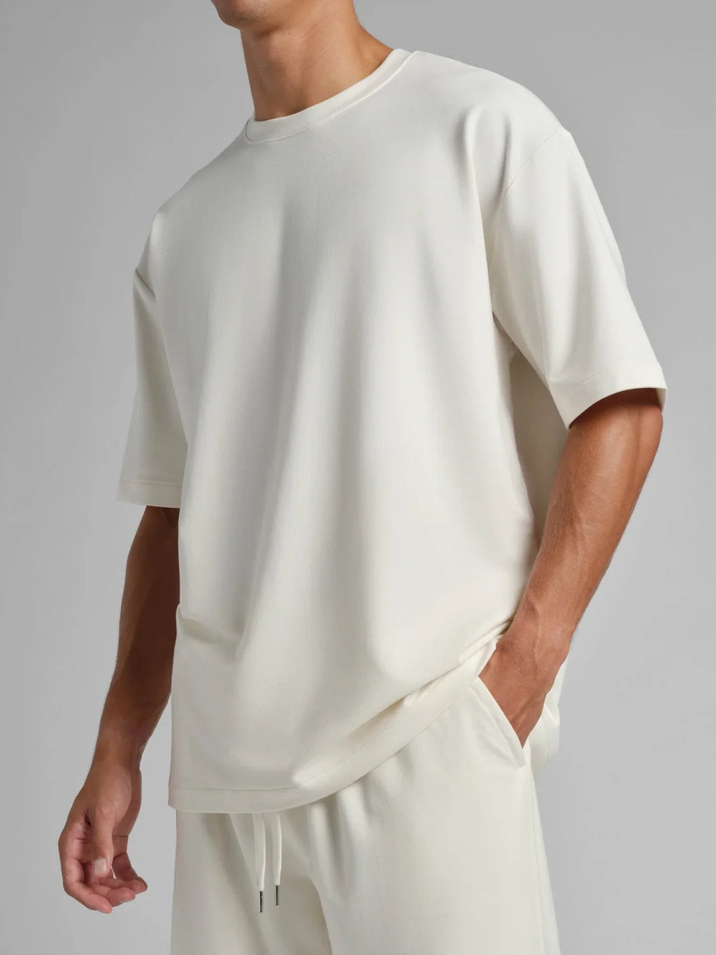 Terry Lounge T-Shirt - Ivory