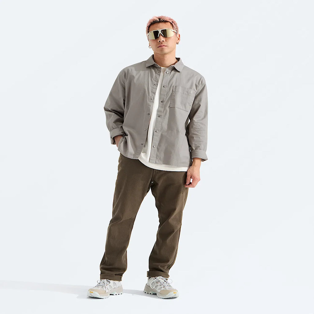 Men's Long-Sleeve Shirt - Gray