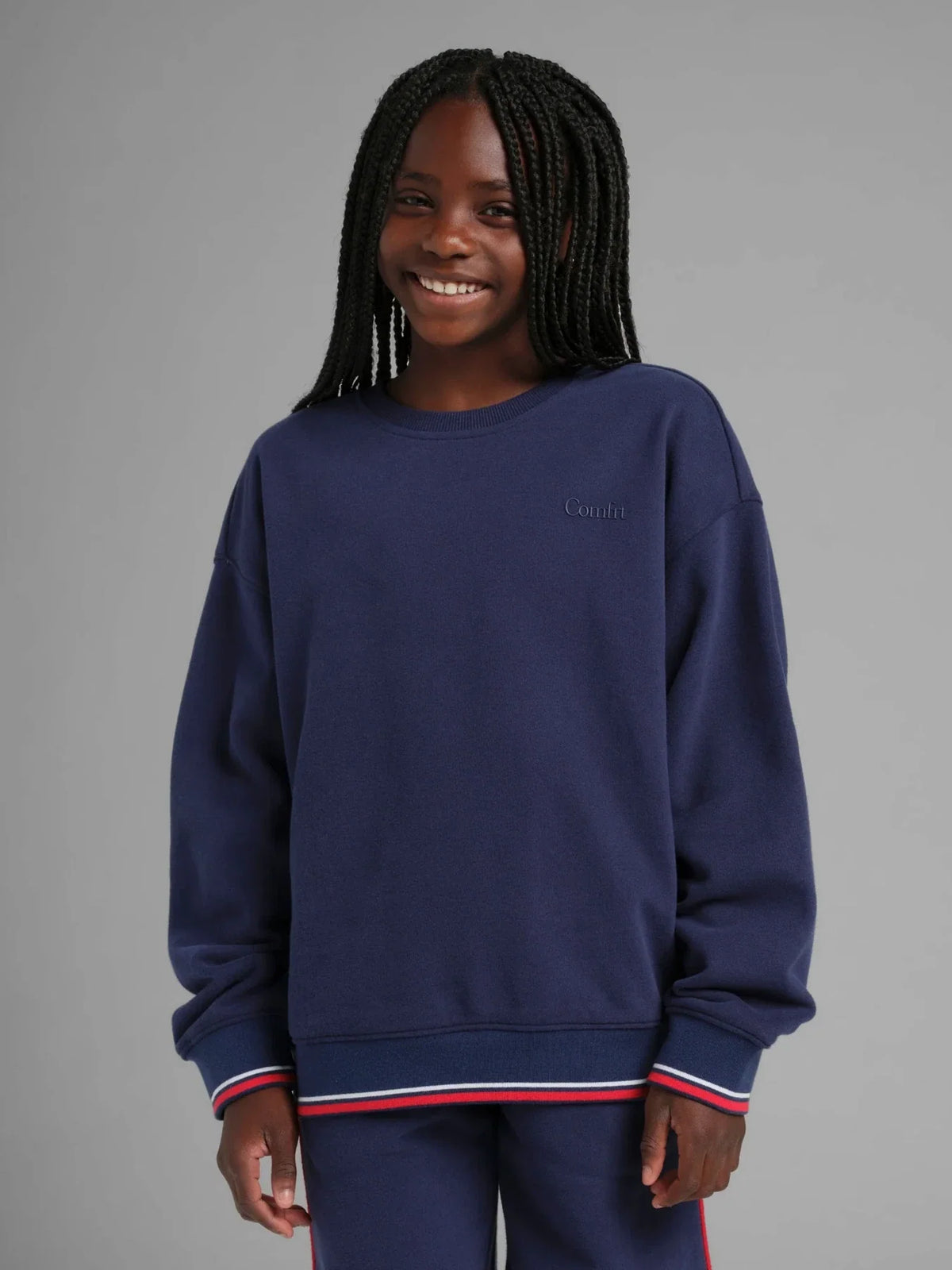 Kids' Lightweight Crewneck Sweatshirt - Liberty Blue