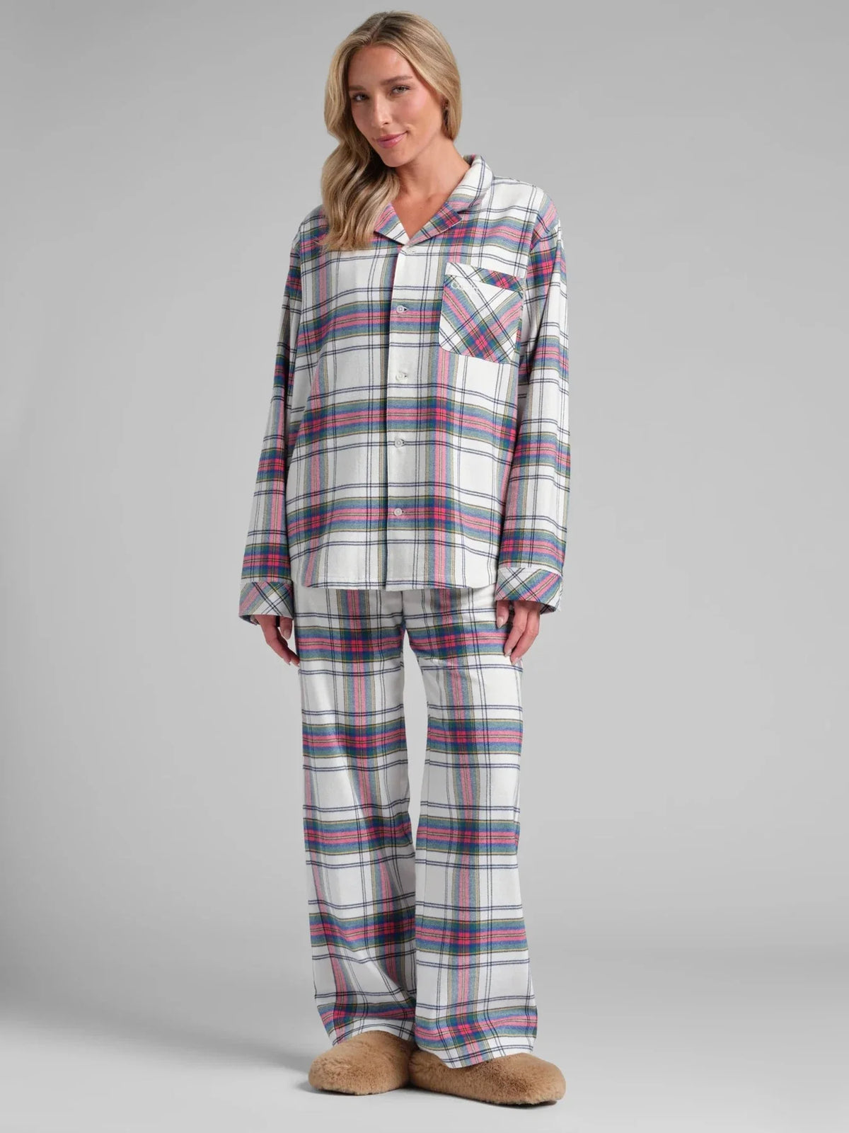 Flannel Pajama Pants - Fireside Plaid