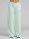 Straight Leg Sweatpants - Aqua Mist