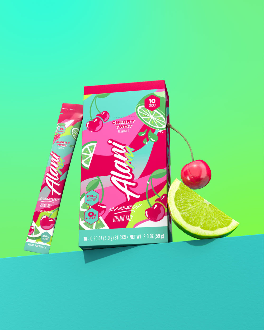 Energy Drink Mix Sticks - Cherry Twist