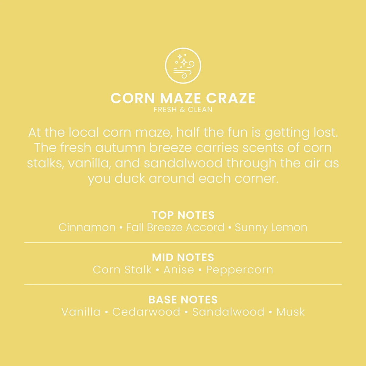 Large Tumbler Candle - Fresh Cornfield