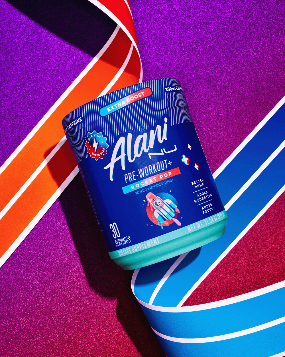 Pre-Workout Powder - Red White Blue Ice Pop