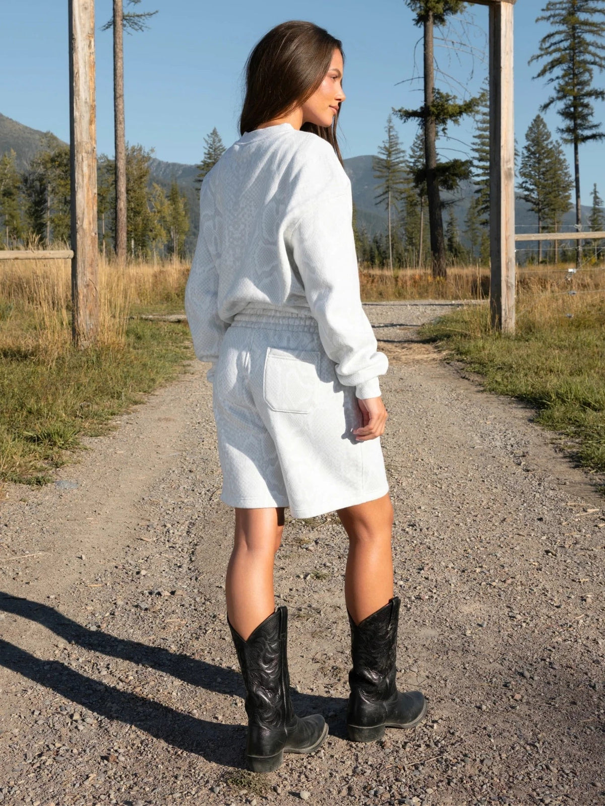 7-Inch Lounge Shorts - Snow Snake