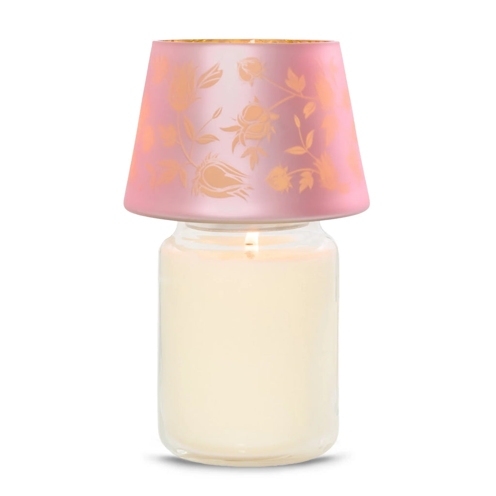 Etched Jar Candle Shade
