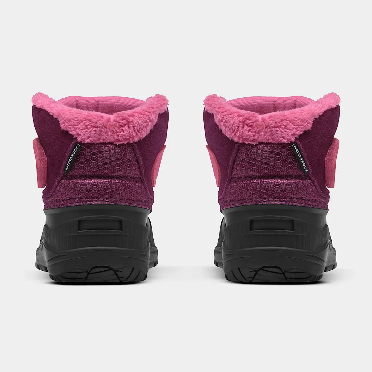 Toddler Winter Boots - Berry and Black