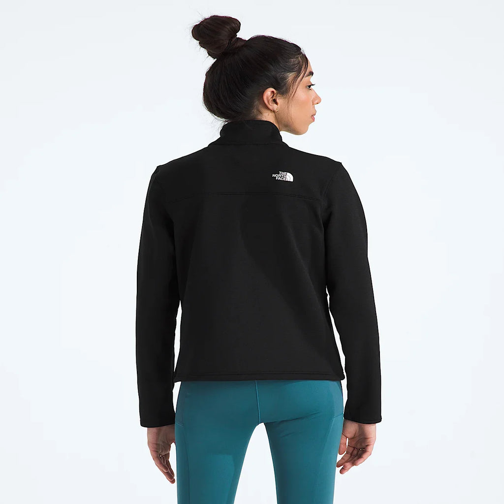 Women's Grid Fleece Jacket - Black