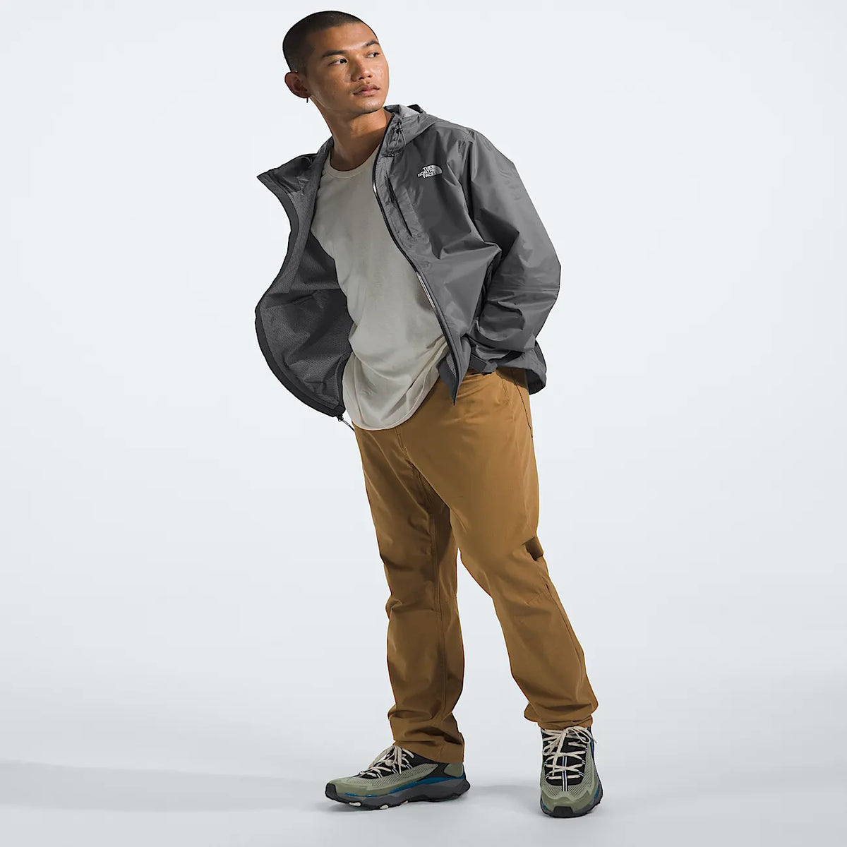Men's Waterproof Rain Jacket - Gray